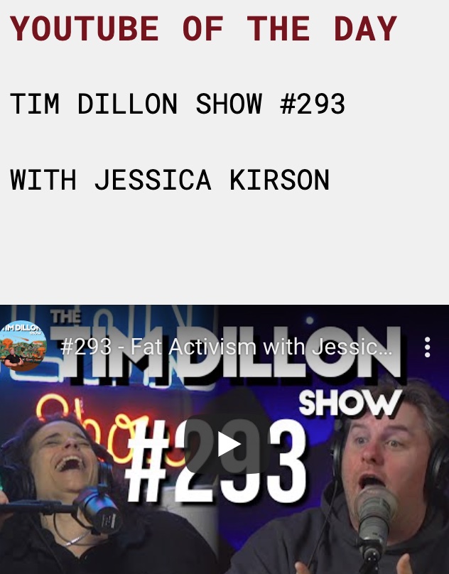 Featured image for “TIM DILLION HOSTS JESSICA KIRSON. EPIC PODCAST! (YOUTUBE OF THE DAY)”