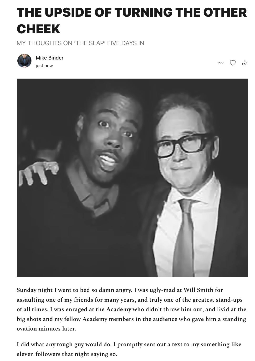 Featured image for “CHRIS ROCK IS A CLASS ACT – ONE LAST TAKE ON THE ‘SLAP’”