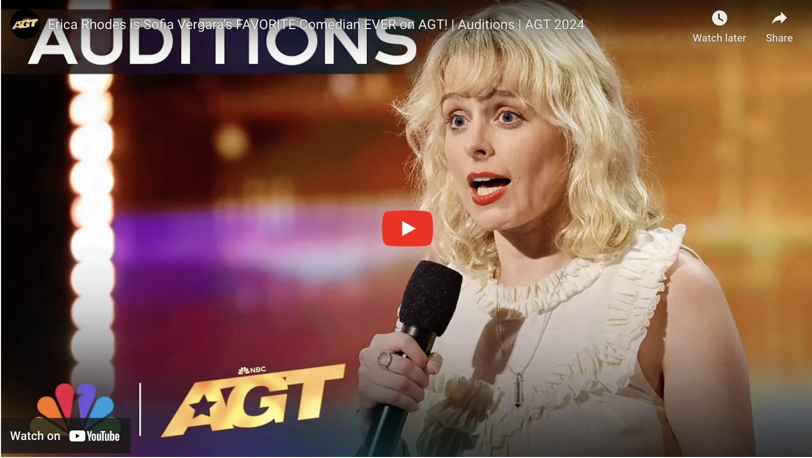 Featured image for “ERICA RHODES ON AGT”